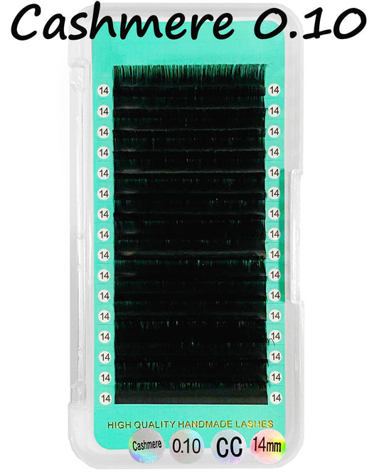 Classic Cashmere Faux Mink Matte Dark Black Lashes 0.10mm 16-lines NO-logo